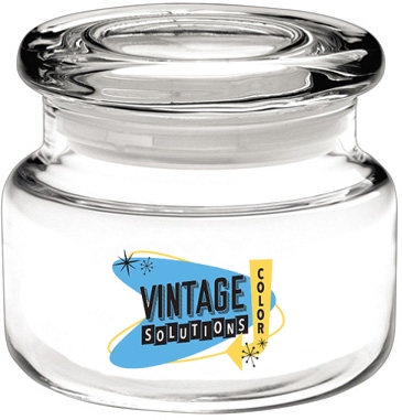 8 oz. Apothecary Jar with Flat Lid