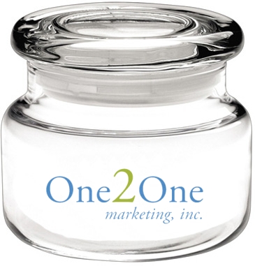 8 oz. Apothecary Jar with Flat Lid