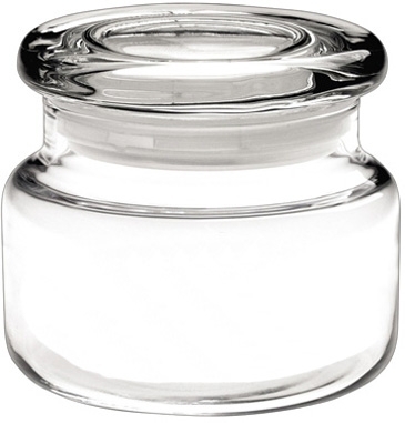 8 oz. Apothecary Jar with Flat Lid