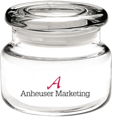8 oz. Apothecary Jar with Flat Lid