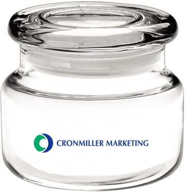 8 oz. Apothecary Jar with Flat Lid