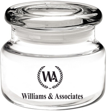 8 oz. Apothecary Jar with Flat Lid
