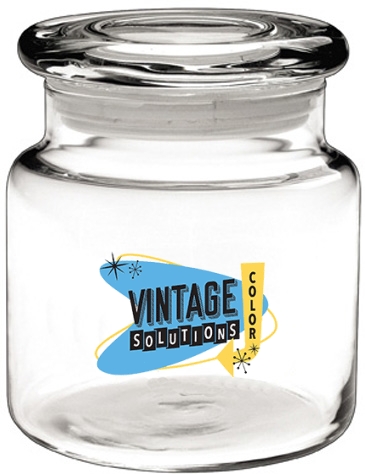 16 oz. Apothecary Jar with Flat Lid