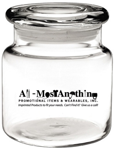16 oz. Apothecary Jar with Flat Lid