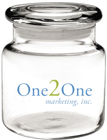 16 oz. Apothecary Jar with Flat Lid
