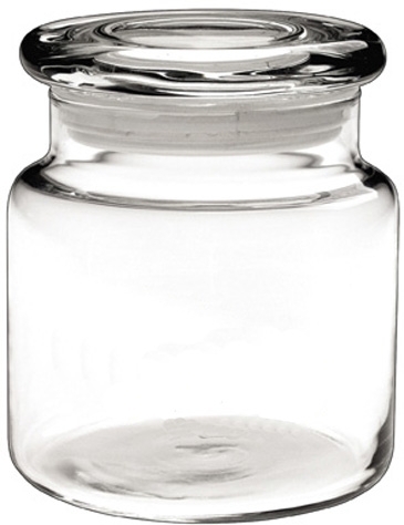 16 oz. Apothecary Jar with Flat Lid