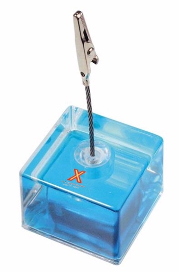 Liquid Wave Cube Memo Holder