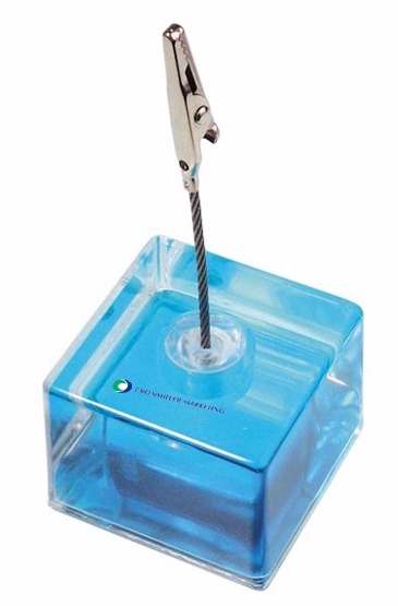Liquid Wave Cube Memo Holder