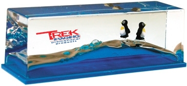 Penguin Wave Paperweight