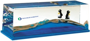 Penguin Wave Paperweight