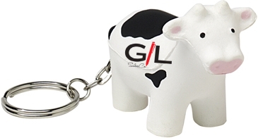 Cow Keyring Stress Reliever