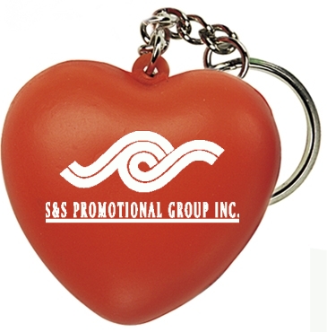 Heart Keyring Stress Reliever