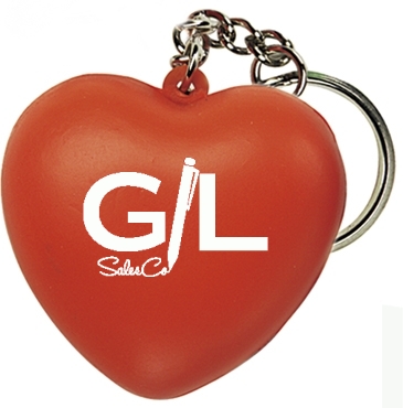 Heart Keyring Stress Reliever