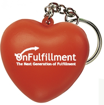 Heart Keyring Stress Reliever
