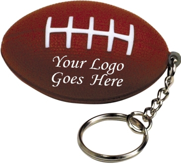 Football Stress Reliever Keyring