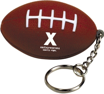 Football Stress Reliever Keyring