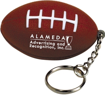Football Stress Reliever Keyring