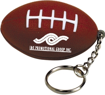 Football Stress Reliever Keyring
