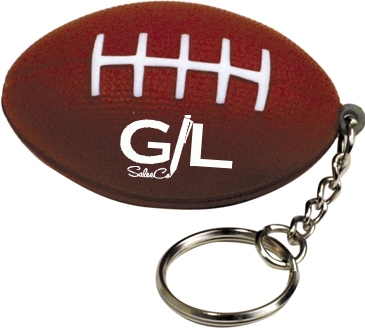 Football Stress Reliever Keyring