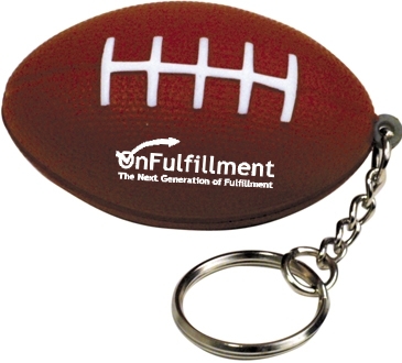 Football Stress Reliever Keyring