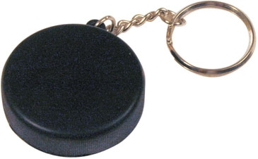 Hockey Puck Keyring Stress Reliever