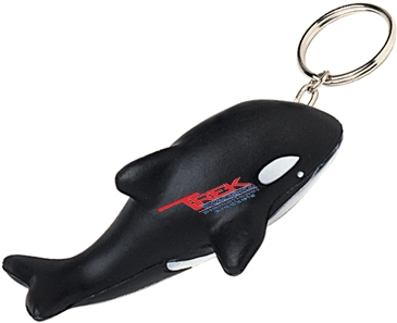 Orca Killer Whale Keyring Stress Reliever