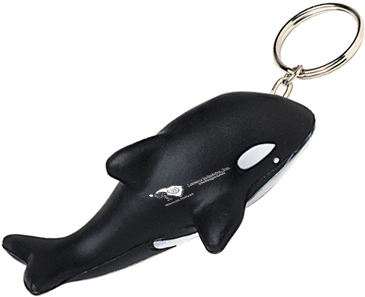 Orca Killer Whale Keyring Stress Reliever