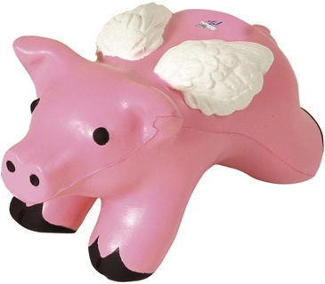 Flying Pig with Wings Stress Reliever