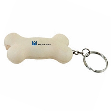 Light Up Dog Bone Keytag