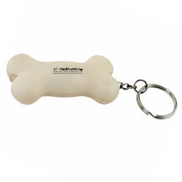Light Up Dog Bone Keytag