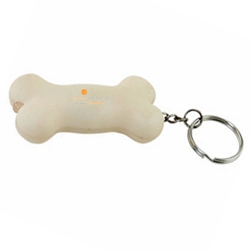 Light Up Dog Bone Keytag