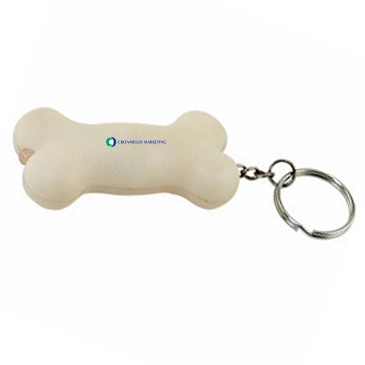 Light Up Dog Bone Keytag