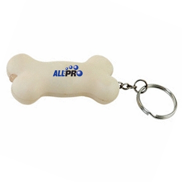 Light Up Dog Bone Keytag