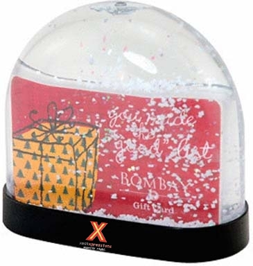 Gift Card Snow Globe