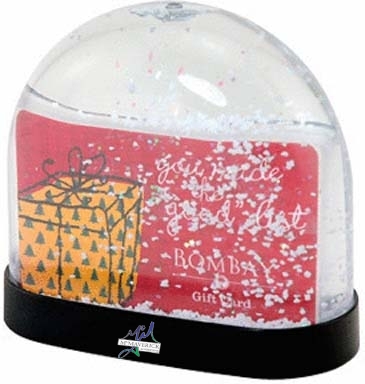 Gift Card Snow Globe