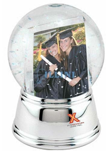 Sphere Globe w/Chrome Color Base