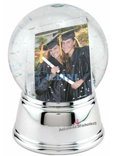 Sphere Globe w/Chrome Color Base