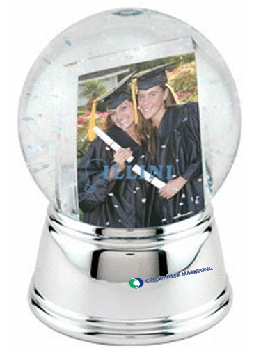 Sphere Globe w/Chrome Color Base