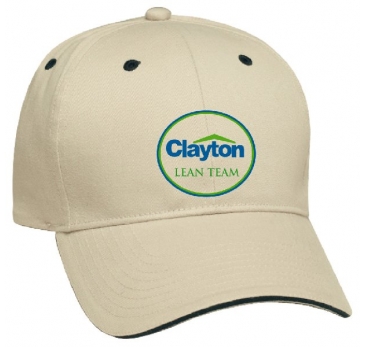 Lean Team Hat in Stone/Navy