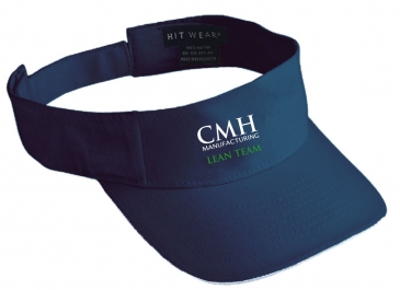 Lean Team Visor in Navy/White