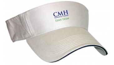 Lean Team Visor in Stone/Navy