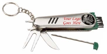 Multi-Function Golf Divot Tool With 6 Tools