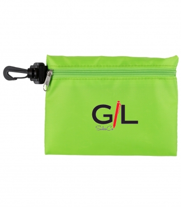 Large Zipper Storage Pouch Bag with Plastic Hook