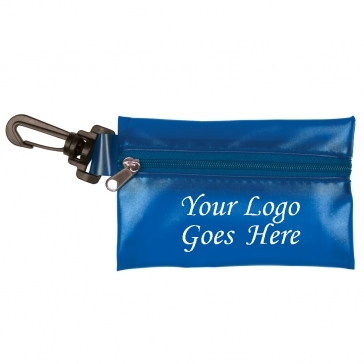 4 9/10" W x 3 1/2" H "BALI" Translucent Zipper Storage Pack With