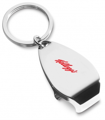 "Elite" Metal Bottle Opener Keyholder