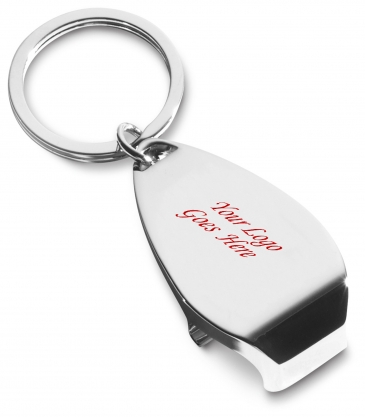 "Elite" Metal Bottle Opener Keyholder