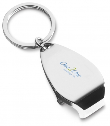 "Elite" Metal Bottle Opener Keyholder