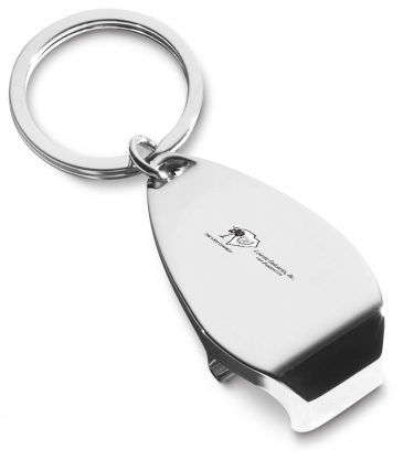"Elite" Metal Bottle Opener Keyholder