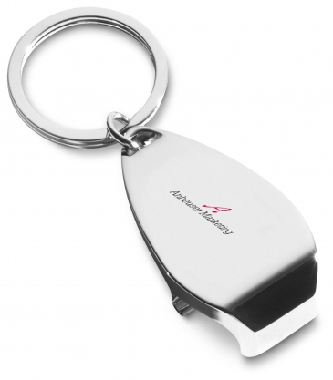 "Elite" Metal Bottle Opener Keyholder