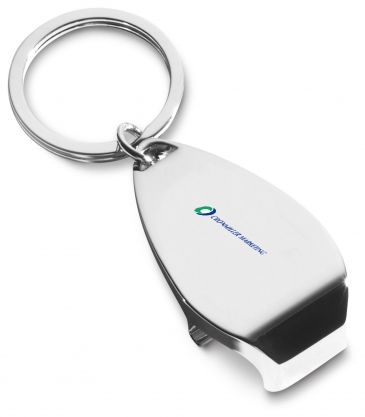 "Elite" Metal Bottle Opener Keyholder